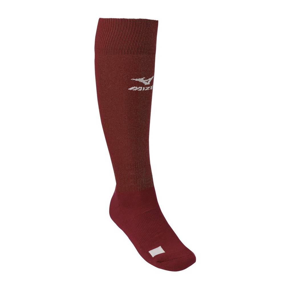 Damske Ponožky Mizuno Performance Fastpitch G2 Softball Bordove Vypredaj OZAK41036